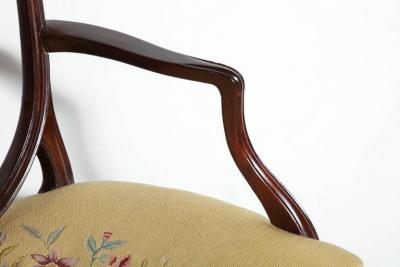 Set of 12 Hepplewhite Dining Chairs