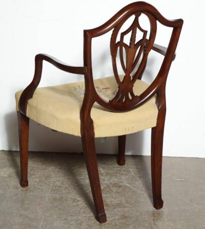 Set of 12 Hepplewhite Dining Chairs