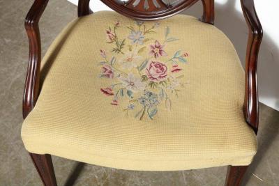 Set of 12 Hepplewhite Dining Chairs