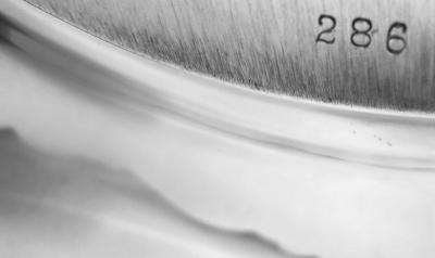 Set of 12 Meriden Britannia Art Nouveau Bread Butter Plates