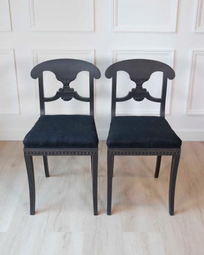 Set of 12 Swedish 19th Century Dining Chairs