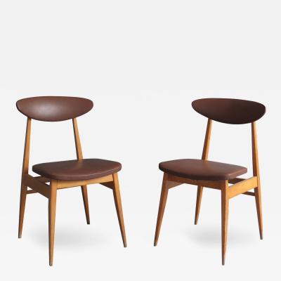 Set of 14 French 1950s Dining or Side Chairs