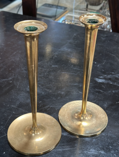 Set of 2 Mid Century Italian Candle Holder 1970s