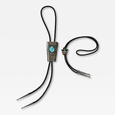 Set of 2 Native American Bolo Ties