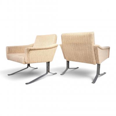 Set of 2 R hl cantilever lounge chairs 1960