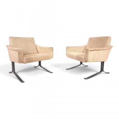 Set of 2 R hl cantilever lounge chairs 1960