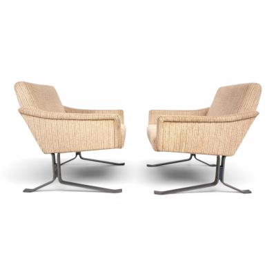 Set of 2 R hl cantilever lounge chairs 1960