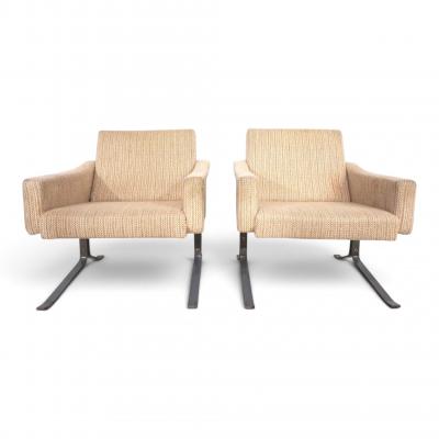 Set of 2 R hl cantilever lounge chairs 1960