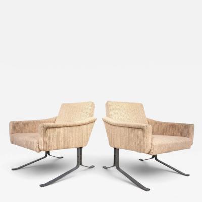 Set of 2 R hl cantilever lounge chairs 1960