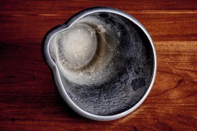 Set of 2 Sculptural Ceramic Planters France 1960s