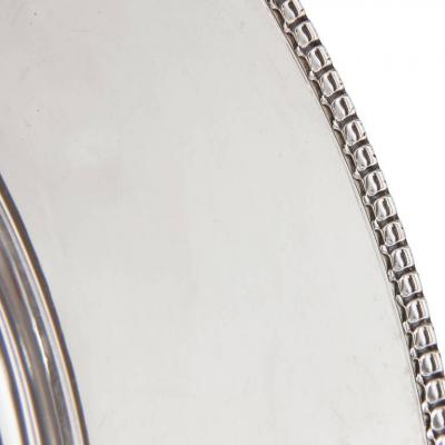 Set of 24 silver underplates