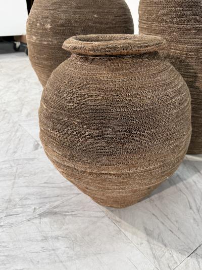 Set of 3 Basket Floor Lamps