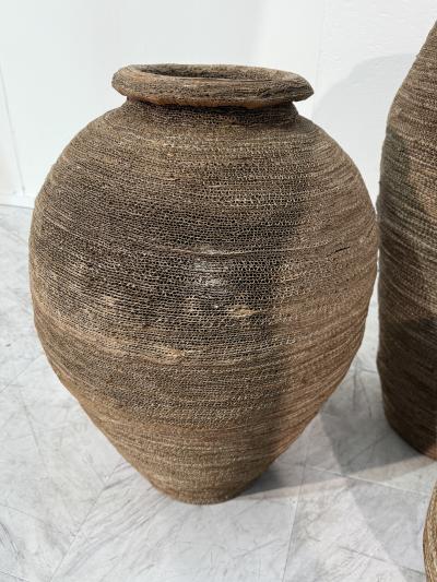 Set of 3 Basket Floor Lamps