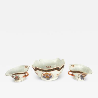 Set of 3 Continental Porcelain Serving Bowls