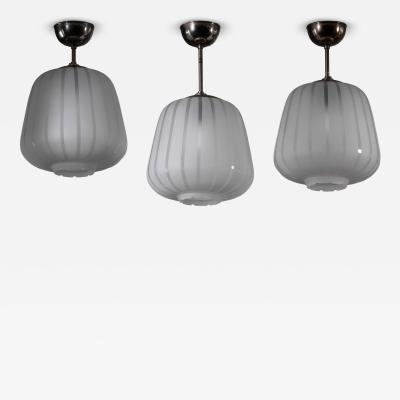 Set of 3 pendant lamps