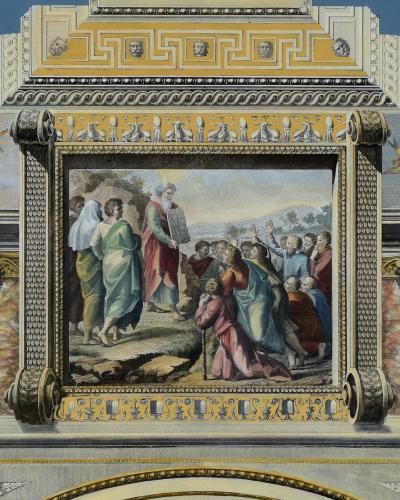 Set of 4 18th Century Coloured Engravings of Raphael s Loggia