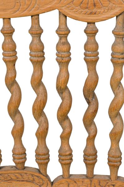 Set of 4 American Victorian Oak Side Chairs