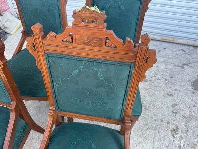 Set of 4 Antique dining chairs
