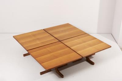 Set of 4 Architectural Italian Coffee Tables Italy 1960s