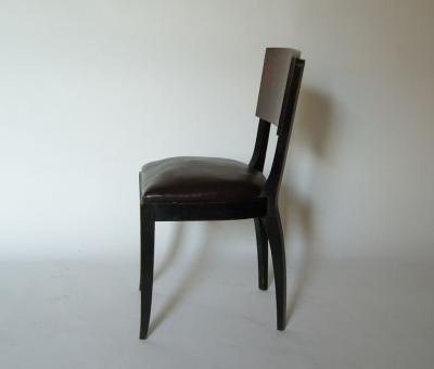 Set of 4 Art Deco Dining Side Chairs