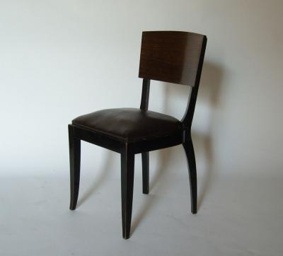 Set of 4 Art Deco Dining Side Chairs