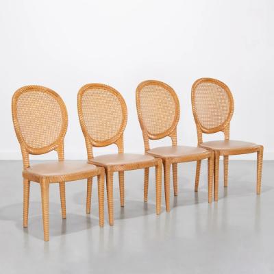Set of 4 Balloon Back Chairs