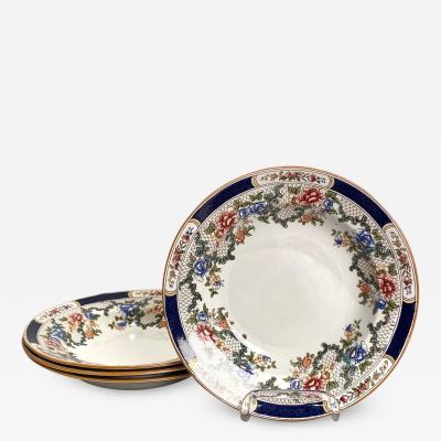 Set of 4 Cauldon Soup Plates England