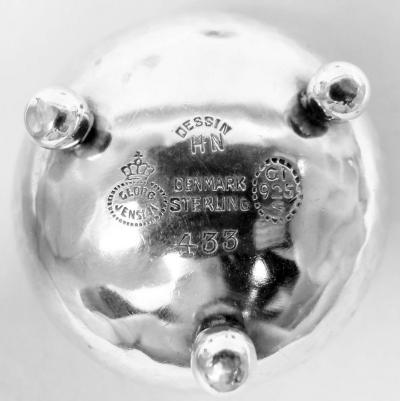 Set of 4 Early Georg Jensen Danish Modern Pepper Shakers