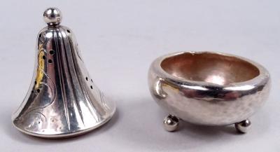 Set of 4 Early Georg Jensen Danish Modern Pepper Shakers
