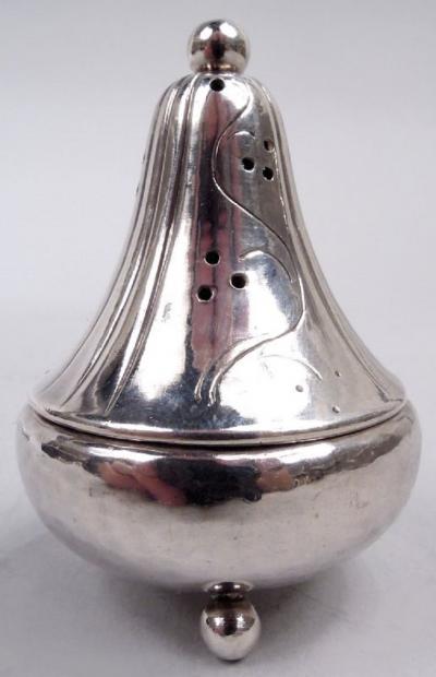 Set of 4 Early Georg Jensen Danish Modern Pepper Shakers