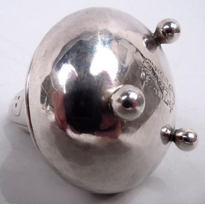 Set of 4 Early Georg Jensen Danish Modern Pepper Shakers