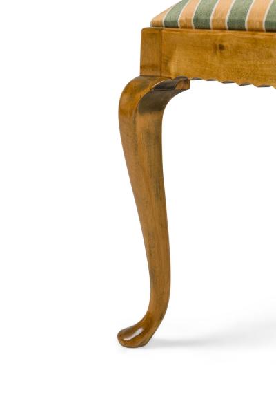 Set of 4 English Queen Anne Style Side Chairs