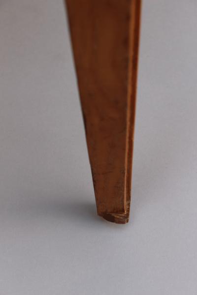 Set of 4 French Art Deco Oak dining chairs