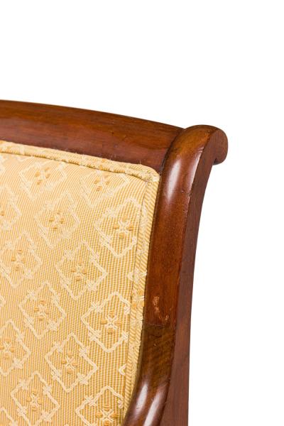 Set of 4 French Directoire Curled Armchairs