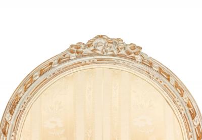 Set of 4 French Louis XVI Bleached Side Chairs
