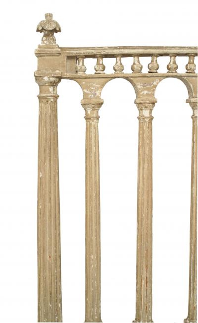 Set of 4 French Louis XVI Green Damask Side Chairs