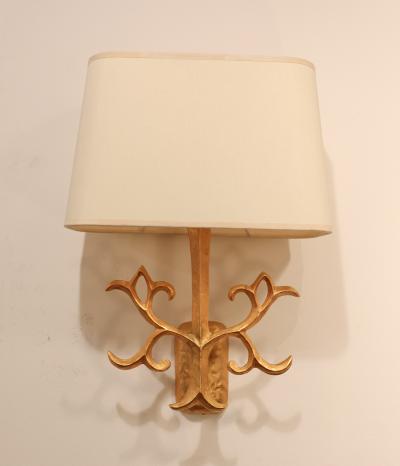 Set of 4 French Wall Lights circa 1970