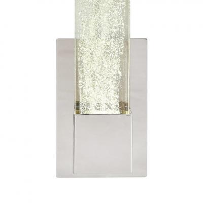 Set of 4 Handblown Murano Glass Sconces in Nickel w 24 karat Gold Flecks