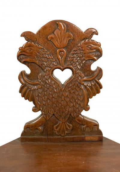 Set of 4 Italian Renaissance Walnut Sgabelli