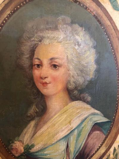 Set of 4 Large French 19th Century Oil on Canvas Wall Panels Trumeau Paintings