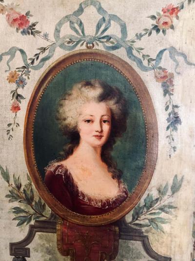 Set of 4 Large French 19th Century Oil on Canvas Wall Panels Trumeau Paintings