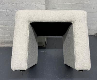 Set of 4 Mid Century Modern Benches in Boucle