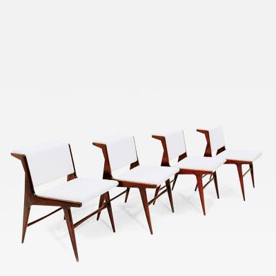 Set of 4 Mid Century Modern Italian Chairs