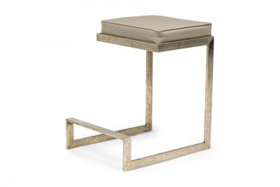 Set of 4 Old Hickory Horchow for Neiman Marcus Flat Bar Cantilever Bar Stools