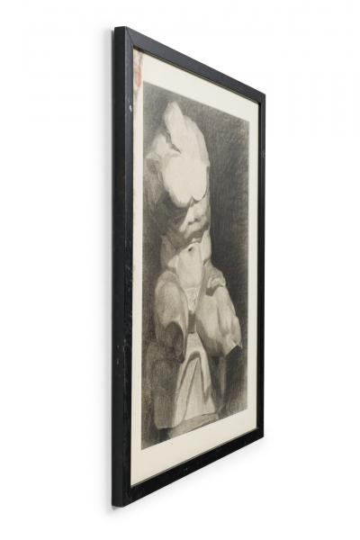 Set of 4 Old Master Academic Charcoals