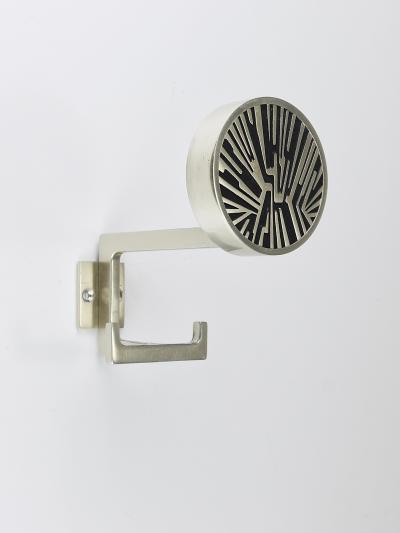 Set of 4 Op Art Wall Coat Hooks Mid Century Modern Austria 1960s