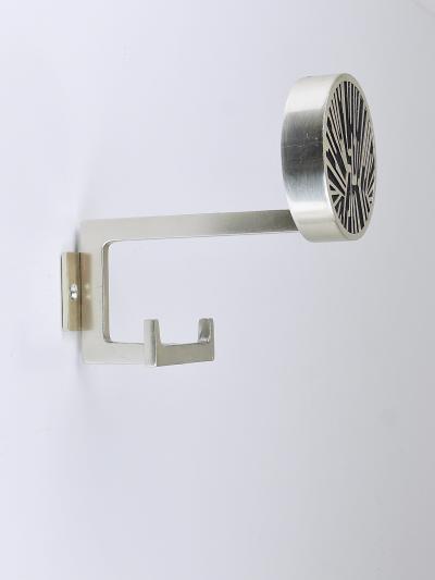 Set of 4 Op Art Wall Coat Hooks Mid Century Modern Austria 1960s