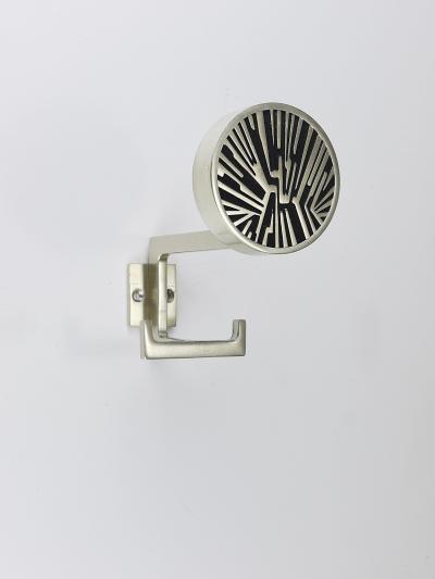 Set of 4 Op Art Wall Coat Hooks Mid Century Modern Austria 1960s