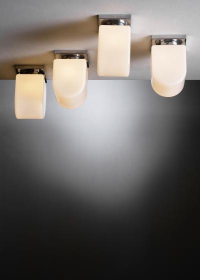 Set of 4 Scandinavian Modern ceiling or wall lamps