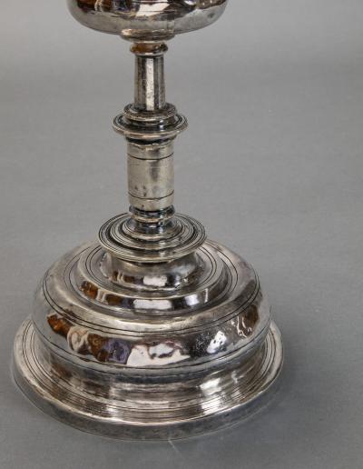 Set of 4 Spanish Colonial Silver Candlesticks